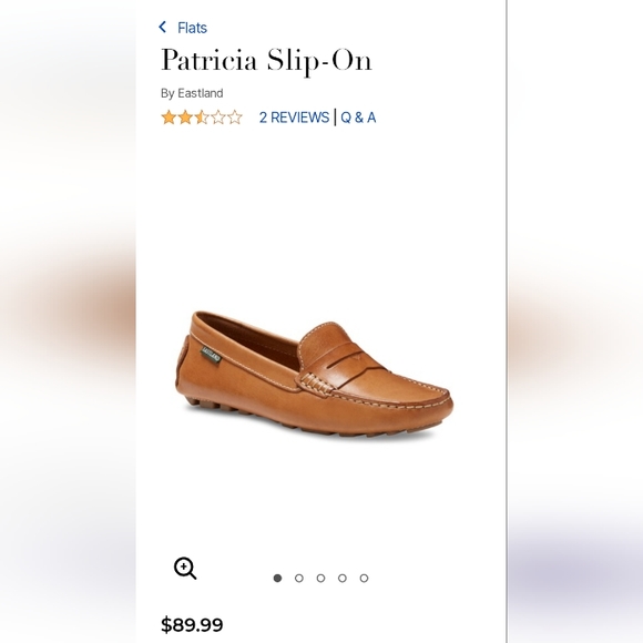 Patricia Slip Shoes - Catherine's Patricia Slip on Camel (Moccasin Slipper Shoes) NWOT